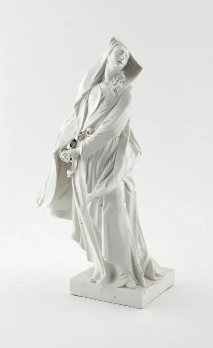 Framed Print : Mourning Madonna, Munich, 1756 / 58. Creator: Nymphenburg Porcelain Manufactory Framed Print : Mourning Madonna, Munich, 1756 / 58. Creator: Nymphenburg Porcelain Manufactory
