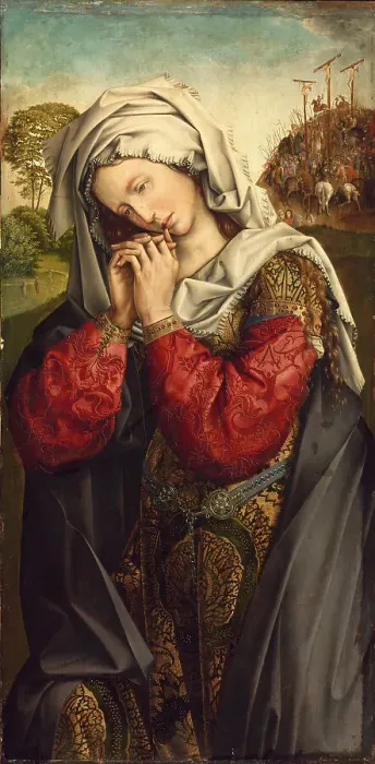 Framed Print : The Mourning Mary Magdalene, c. 1500. Artist: De Coter, Colijn (c. 1440  /  5-c. 1522  /  32)