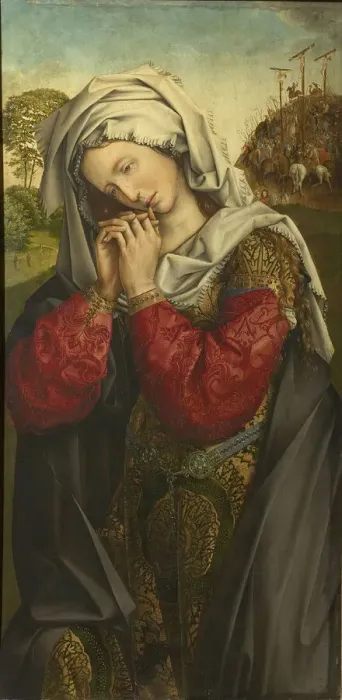 Framed Print : The Mourning Mary Magdalene, c. 1500. Creator: Coter, Colijn de (ca. 1445-ca. 1540) Framed Print : The Mourning Mary Magdalene, c. 1500. Creator: Coter, Colijn de (ca. 1445-ca. 1540)
