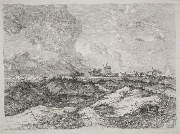 Framed Print : Mousehold Heath, c. 1810-13. Creator: John Crome (British, 1768-1821)