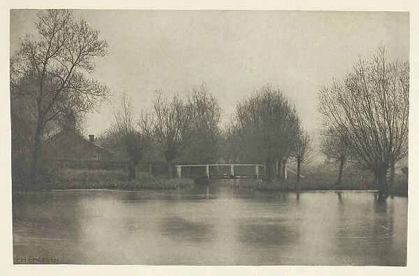 Mouth of the Old River Stort, 1880s. Creator: Peter Henry Emerson
