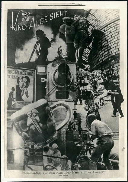Movie poster Man with a Movie Camera, 1929