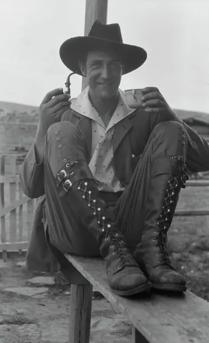 Framed Print : Movie set for a western, between 1896 and 1942. Creator: Arnold Genthe Framed Print : Movie set for a western, between 1896 and 1942. Creator: Arnold Genthe