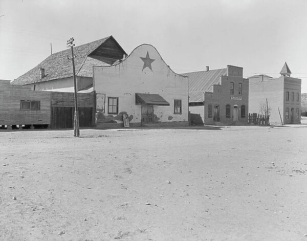 The movie theatre of Escalante, Utah, 1936. Creator: Dorothea Lange