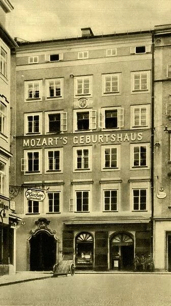 Mozarts birthplace, Salzburg, Austria, c1935. Creator: Unknown