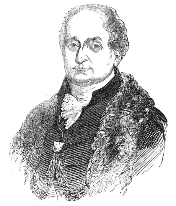Framed Print : Mr. Alderman Brown, the newly elected chamberlain, 1844. Creator: Unknown Framed Print : Mr. Alderman Brown, the newly elected chamberlain, 1844. Creator: Unknown