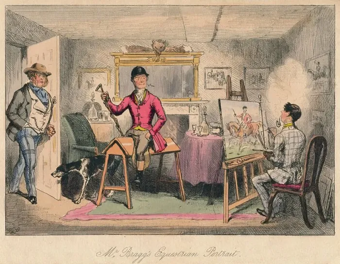 Framed Print : Mr. Braggs Equestrian Portrait, 1865