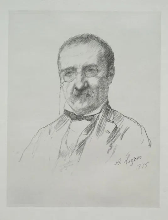 Framed Print : Mr. Champfleury, 1875. Creator: Alphonse Legros (French, 1837-1911) Framed Print : Mr. Champfleury, 1875. Creator: Alphonse Legros (French, 1837-1911)