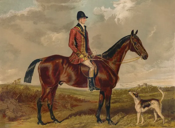 Framed Print : Mr Charles Davis - Huntsman of the Royal Buckhounds, c1860s, (c1879). Creator: Francis Grant Framed Print : Mr Charles Davis - Huntsman of the Royal Buckhounds, c1860s, (c1879). Creator: Francis Grant