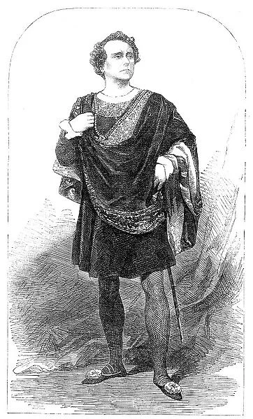 Mr. Charles Kean as 'Hamlet', 1856. Creator: Unknown. Mr. Charles Kean as 'Hamlet', 1856. Creator: Unknown