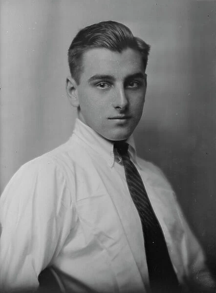Mr. Charles Y. Garland, portrait photograph, 1918 Jan. 4. Creator: Arnold Genthe