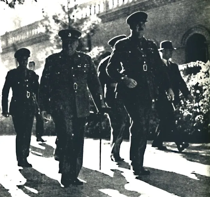 Framed Print : Mr. Churchill Visits Teheran, Persia, 1 December 1943, (1945). Creator: Unknown Framed Print : Mr. Churchill Visits Teheran, Persia, 1 December 1943, (1945). Creator: Unknown