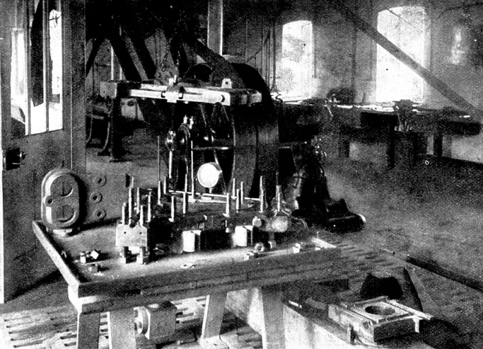 Framed Print : Mr. Crowden's original experimental apparatus, showing jig arranged for bolting, 1898. Creator: Unknown. Mr Framed Print : Mr. Crowden's original experimental apparatus, showing jig arranged for bolting, 1898. Creator: Unknown. Mr