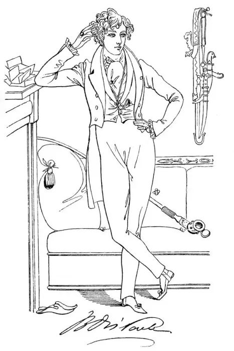 Framed Print : Mr Disraeli in his youth, 19th century Framed Print : Mr Disraeli in his youth, 19th century