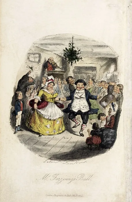 Framed Print : Mr Fezziwig's Ball, 1843. Creator: John Leech. Mr Fezziwig's Ball, 1843. Creator: John Leech Framed Print : Mr Fezziwig's Ball, 1843. Creator: John Leech. Mr Fezziwig's Ball, 1843. Creator: John Leech