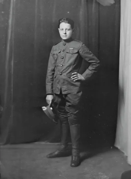 Framed Print : Mr. Frederick Schling, portrait photograph, 1918 May 13. Creator: Arnold Genthe