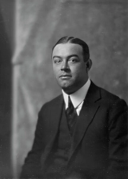Mr. F.S. Williams, portrait photograph, 1919 May. Creator: Arnold Genthe