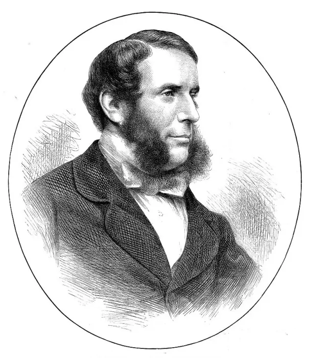 Framed Print : Mr. George Jessel, Q.C. M.P. the new Solicitor-General, 1871. Creator: Unknown