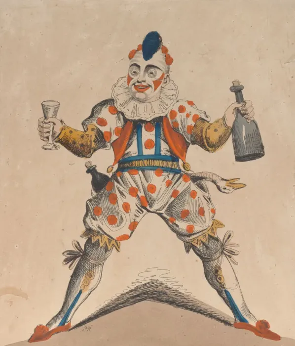 Framed Print : Mr. Grimaldi as Clown, July 13, 1822. Creator: Possibly Piercy Roberts (British Framed Print : Mr. Grimaldi as Clown, July 13, 1822. Creator: Possibly Piercy Roberts (British