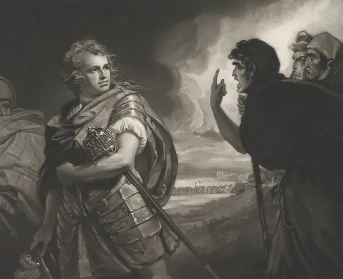 Framed Print : Mr. Henderson in the Character of Macbeth, 1787. Creator: John Jones Framed Print : Mr. Henderson in the Character of Macbeth, 1787. Creator: John Jones