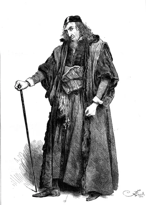 Framed Print : Mr. Henry Irving as Shylock, in The Merchant of Venice at the Lyceum Theatre, 1880. Creator: Unknown