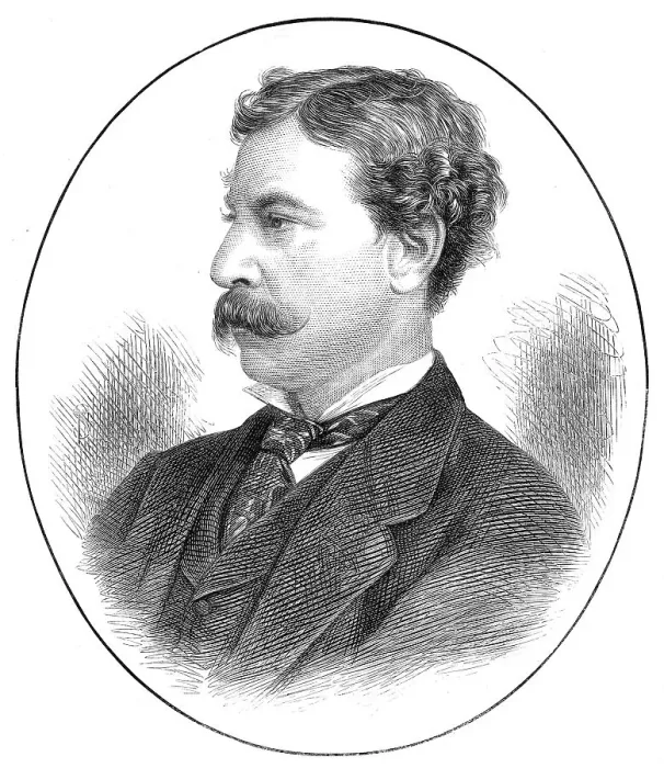 Framed Print : Mr. James Gordon Bennett, proprietor of the New York Herald, 1872. Creator: Unknown Framed Print : Mr. James Gordon Bennett, proprietor of the New York Herald, 1872. Creator: Unknown