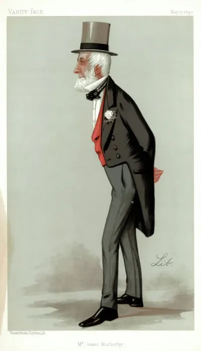 Framed Print : Mr James Weatherby, 1890. Artist: Liborio Prosperi Framed Print : Mr James Weatherby, 1890. Artist: Liborio Prosperi
