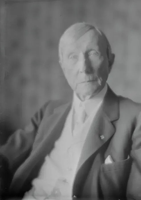 Framed Print : Mr. J.D. Rockefeller, portrait photograph, 1918 Aug. 2. Creator: Arnold Genthe Framed Print : Mr. J.D. Rockefeller, portrait photograph, 1918 Aug. 2. Creator: Arnold Genthe