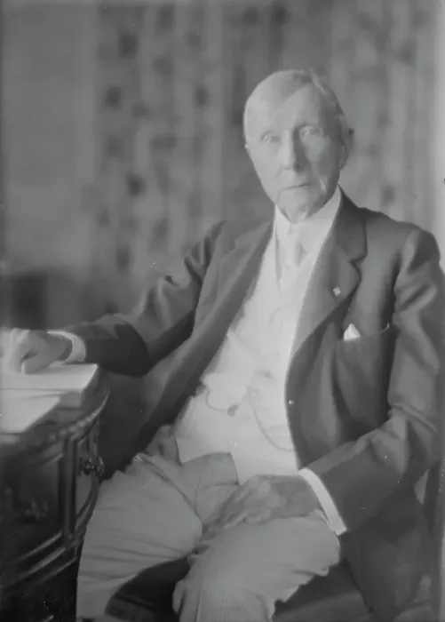 Framed Print : Mr. J.D. Rockefeller, portrait photograph, 1918 Aug. 2. Creator: Arnold Genthe Framed Print : Mr. J.D. Rockefeller, portrait photograph, 1918 Aug. 2. Creator: Arnold Genthe