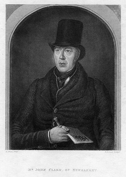 Mr John Clarke, of Newmarket, 1834. Artist: Henry R Cook