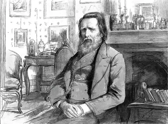 Framed Print : Mr John Ruskin, 1886. Creator: Unknown Framed Print : Mr John Ruskin, 1886. Creator: Unknown