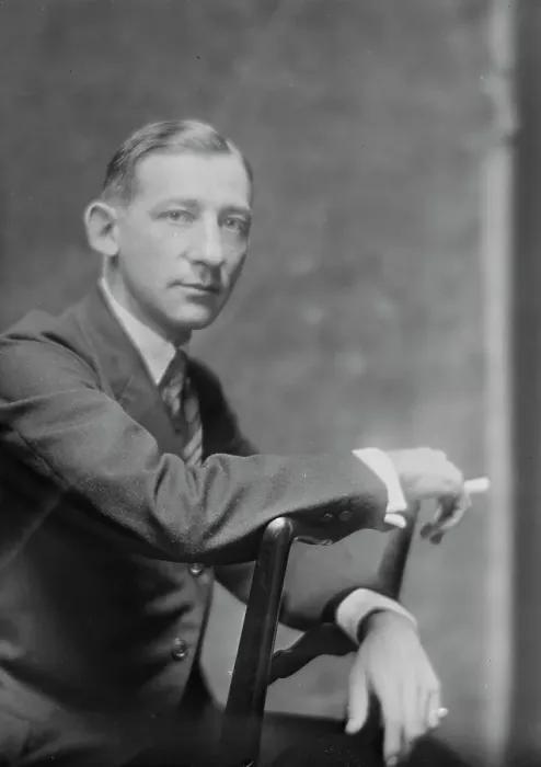 Framed Print : Mr. John Tainter [sic] Foote, portrait photograph, 1919 June 26. Creator: Arnold Genthe