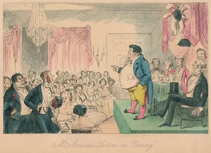 Framed Print : Mr. Jorrockss Lecture on Unting, 1854. Artist: John Leech Framed Print : Mr. Jorrockss Lecture on Unting, 1854. Artist: John Leech