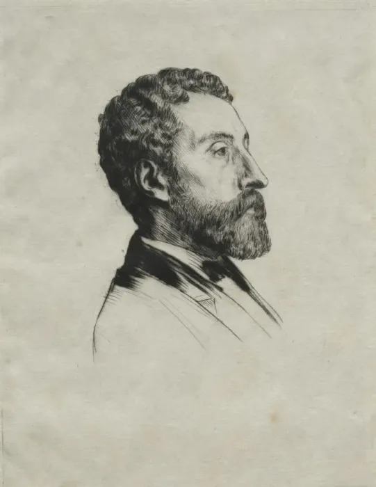Framed Print : Mr. Jourde. Creator: Alphonse Legros (French, 1837-1911) Framed Print : Mr. Jourde. Creator: Alphonse Legros (French, 1837-1911)