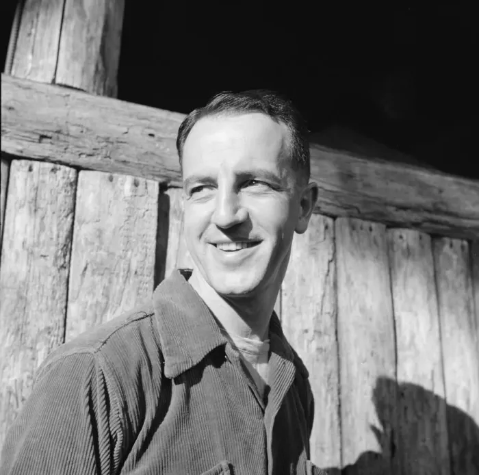 Framed Print : Mr. Lewis Traver, the director at Camp Nathan Hale, Southfields, New York, 1943 Creator: Gordon Parks