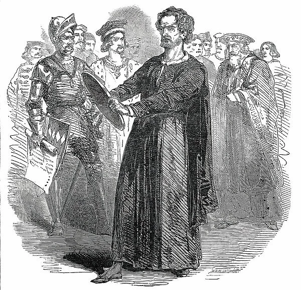Mr. MacReady, as Richard II, at the Haymarket Theatre, 1850. Creator: Unknown