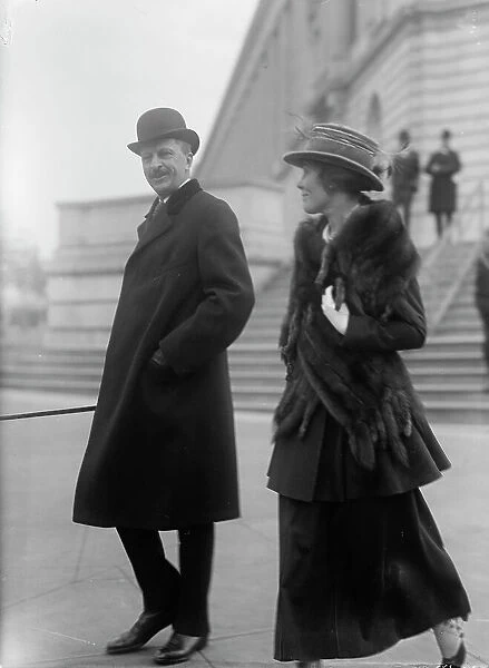 Mr. And Mrs. Charles H. Sabin, 1917. Creator: Harris & Ewing. Mr. And Mrs. Charles H. Sabin, 1917. Creator: Harris & Ewing