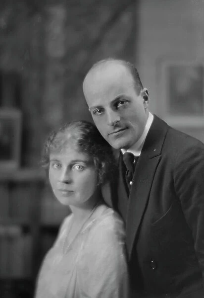 Mr. and Mrs. Dittler, portrait photograph, 1919 May 27. Creator: Arnold Genthe