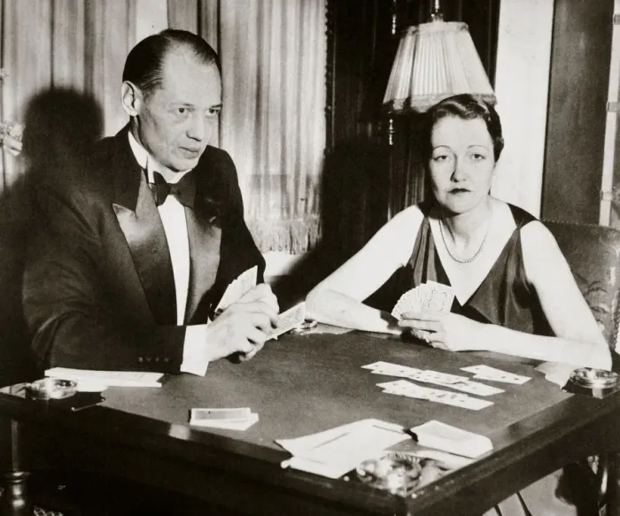 Framed Print : Mr and Mrs Ely Culbertson, American contract bridge players, 1931 Framed Print : Mr and Mrs Ely Culbertson, American contract bridge players, 1931