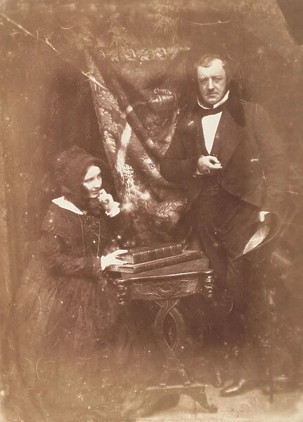 Mr and Mrs John Thomson Gordon, 1843-47. Creators: David Octavius Hill, Robert Adamson