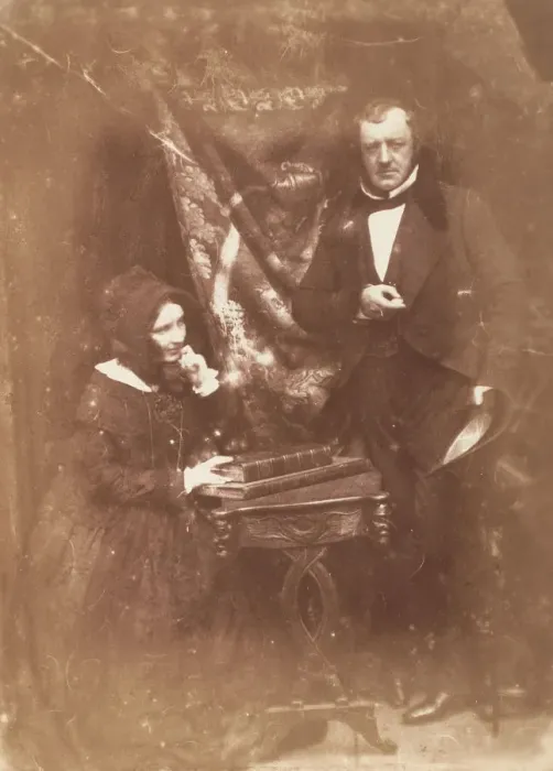 Framed Print : Mr and Mrs John Thomson Gordon, 1843-47. Creators: David Octavius Hill, Robert Adamson Framed Print : Mr and Mrs John Thomson Gordon, 1843-47. Creators: David Octavius Hill, Robert Adamson