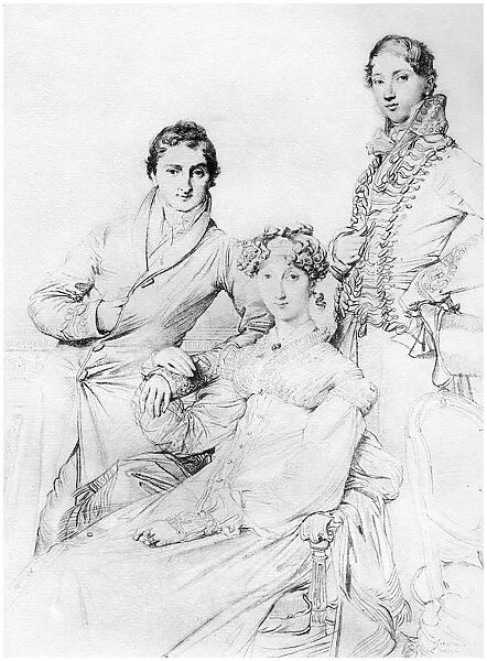 Mr and Mrs Joseph Woodhead, and Mr Henry Comber, Rome, 1816 (1958)