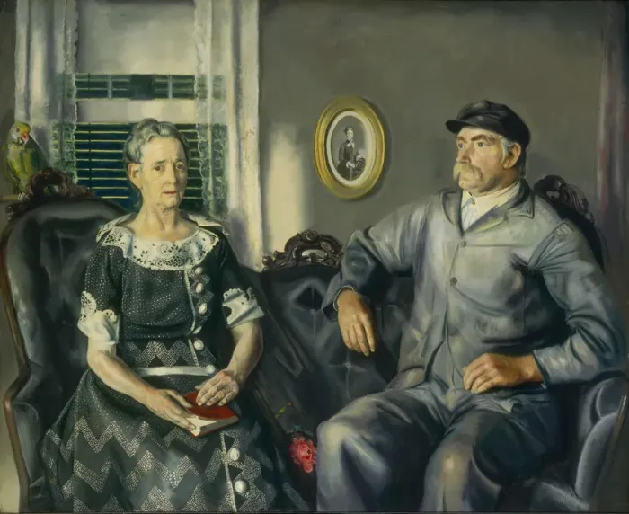 Framed Print : Mr. and Mrs. Phillip Wase, 1924. Creator: George Wesley Bellows Framed Print : Mr. and Mrs. Phillip Wase, 1924. Creator: George Wesley Bellows
