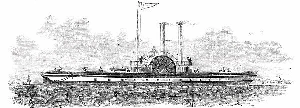 Mr. Peter Borrie's Patent Safety Iron Twin Steamer, 1850. Creator: Unknown