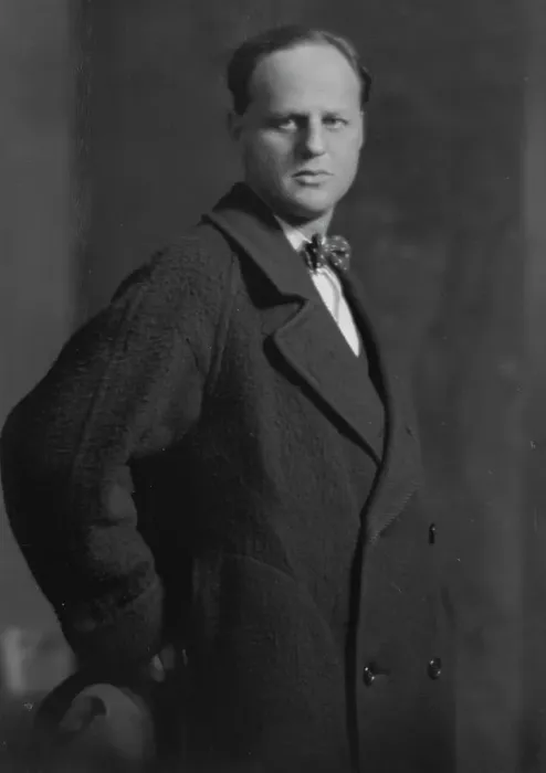 Framed Print : Mr. Philip Moller [sic], portrait photograph, 1917 Dec. 5. Creator: Arnold Genthe