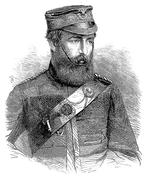 Mr. Pixley, of the Victoria Rifles, winner of the Queen's Prize at the National Rifle Contest, 1862. Creator: Unknown