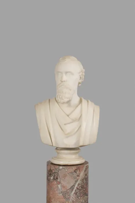 Framed Print : Mr. Potter Palmer, 1871. Creator: Hiram Powers Framed Print : Mr. Potter Palmer, 1871. Creator: Hiram Powers