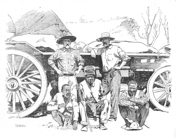 Framed Print : Mr. Riley. Umjan. Mr. Dawson, 1902. Artist: TW Holmes Framed Print : Mr. Riley. Umjan. Mr. Dawson, 1902. Artist: TW Holmes
