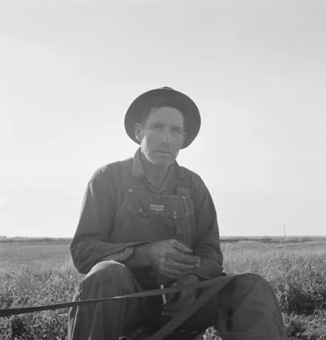 Framed Print : Mr. Roberts, FSA borrower, Owyhee project, Malheur County, Oregon, 1939. Creator: Dorothea Lange Framed Print : Mr. Roberts, FSA borrower, Owyhee project, Malheur County, Oregon, 1939. Creator: Dorothea Lange