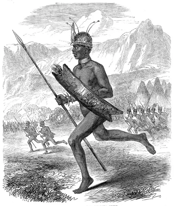 Framed Print : Mr. S. W. Baker's explorations in Central Africa: Commoro, chief of the Latooka Tribe, 1865. Creator: Unknown Framed Print : Mr. S. W. Baker's explorations in Central Africa: Commoro, chief of the Latooka Tribe, 1865. Creator: Unknown